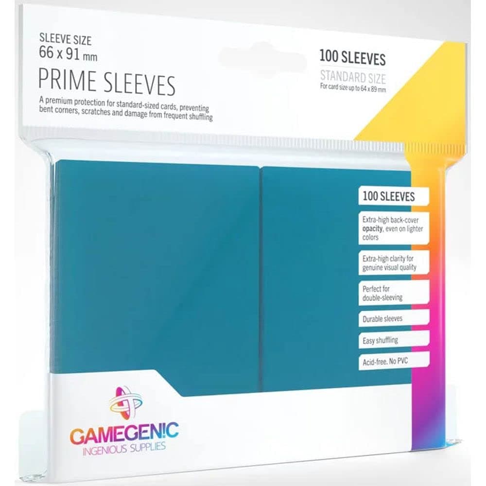 Gamegenic Prime Sleeves Azul (100 uds)