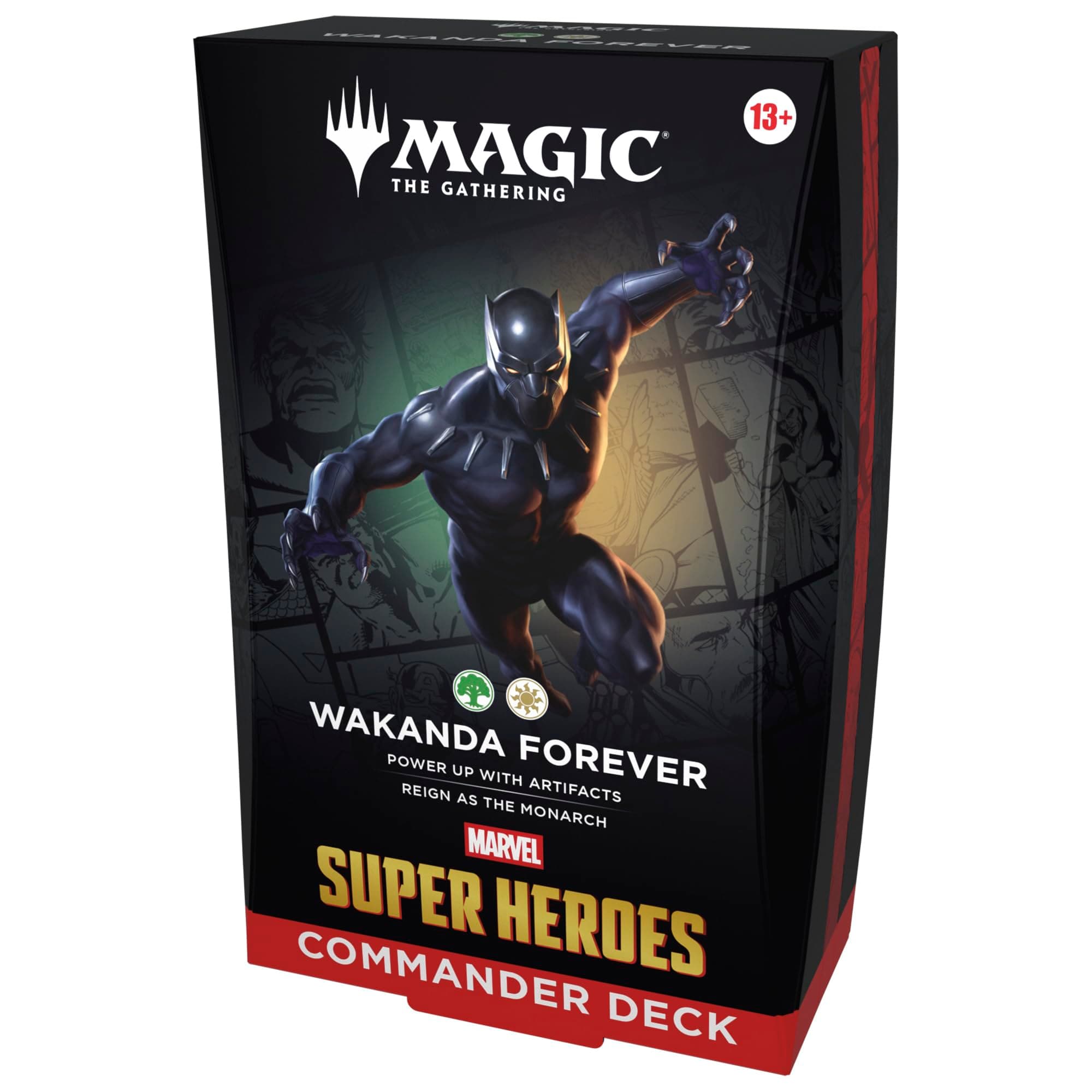 Mazo de Commander de Magic: The Gathering | Marvel Super Heroes - Wakanda por Siempre