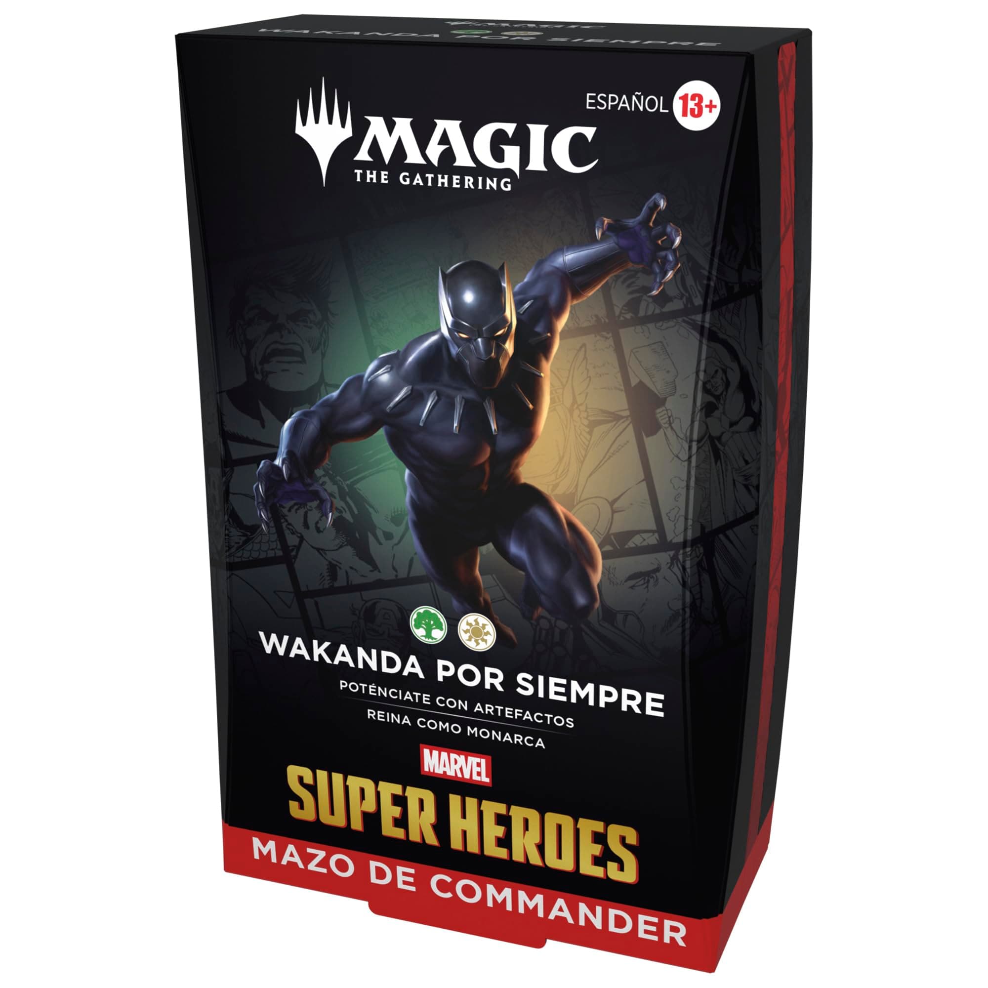 Mazo de Commander de Magic: The Gathering | Marvel Super Heroes - Wakanda por Siempre