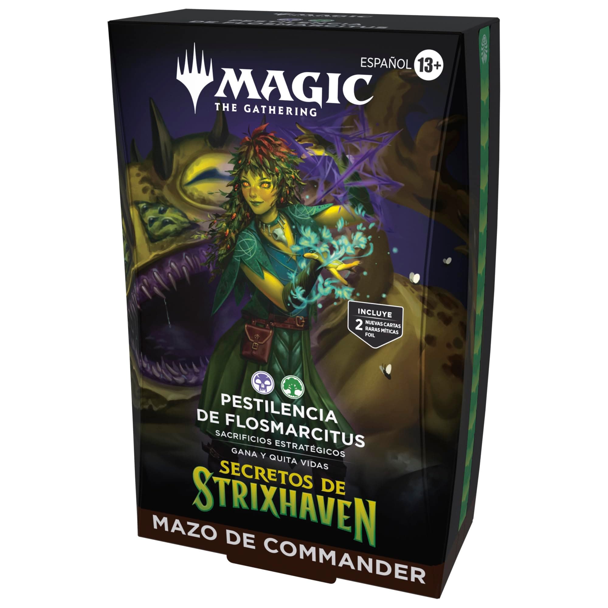 Mazo de Commander de Secretos de Strixhaven, de Magic: The Gathering - Pestilencia de Flosmarcitus