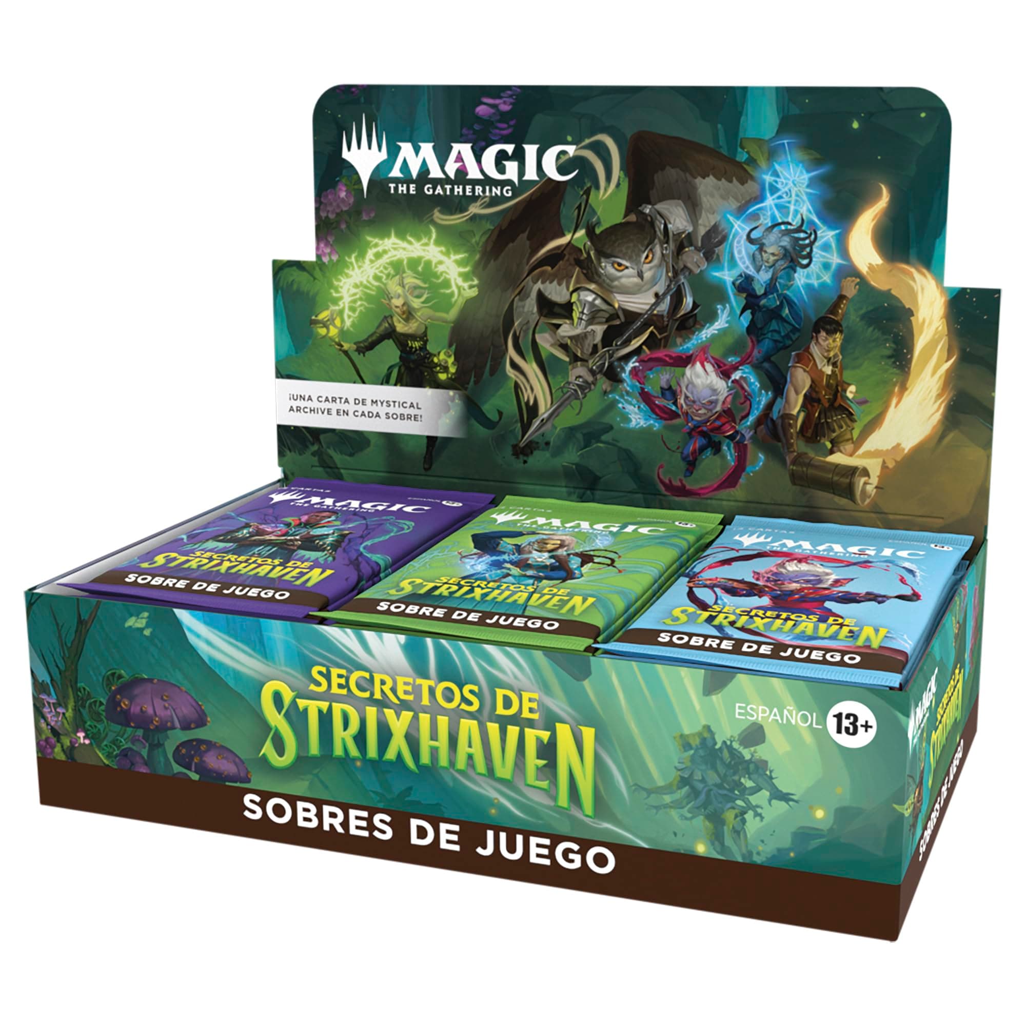 Caja de Sobres de Juego de Secretos de Strixhaven, de Magic: The Gathering