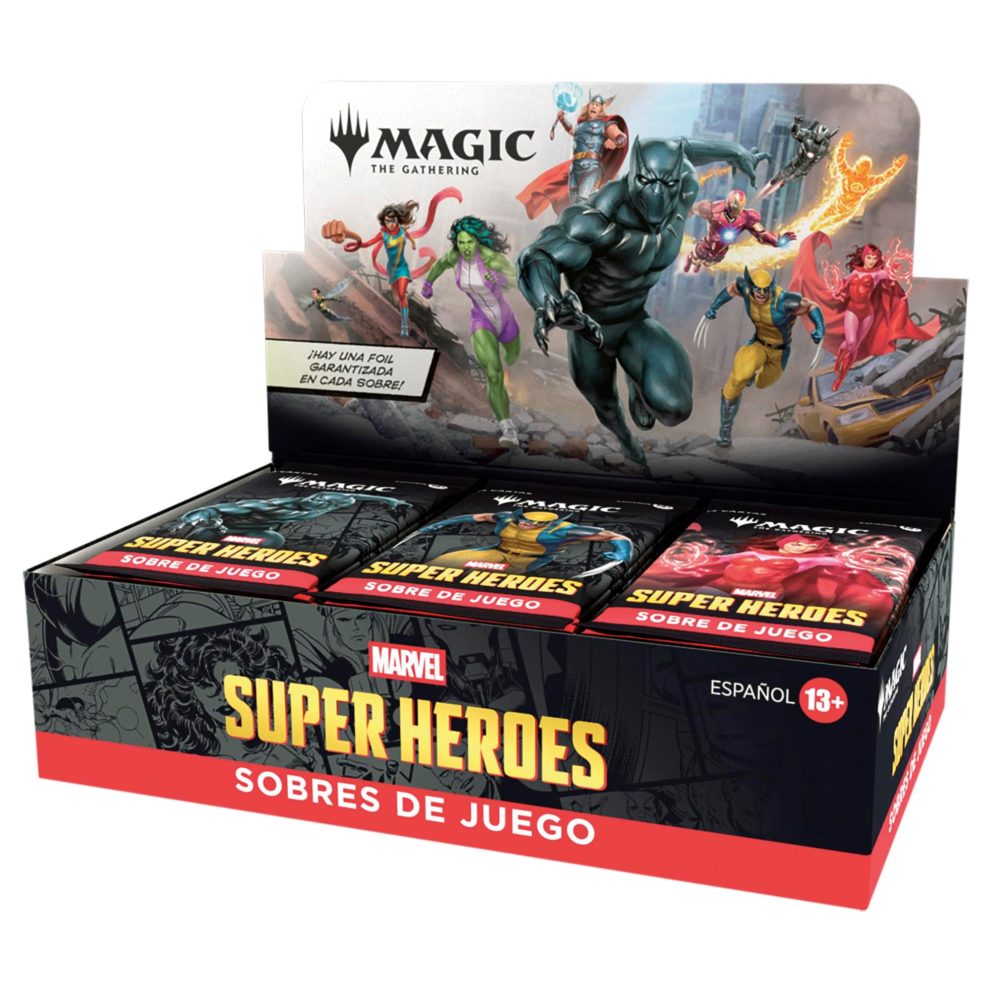 Caja de Sobres de Juego de Magic: The Gathering | Marvel Super Heroes