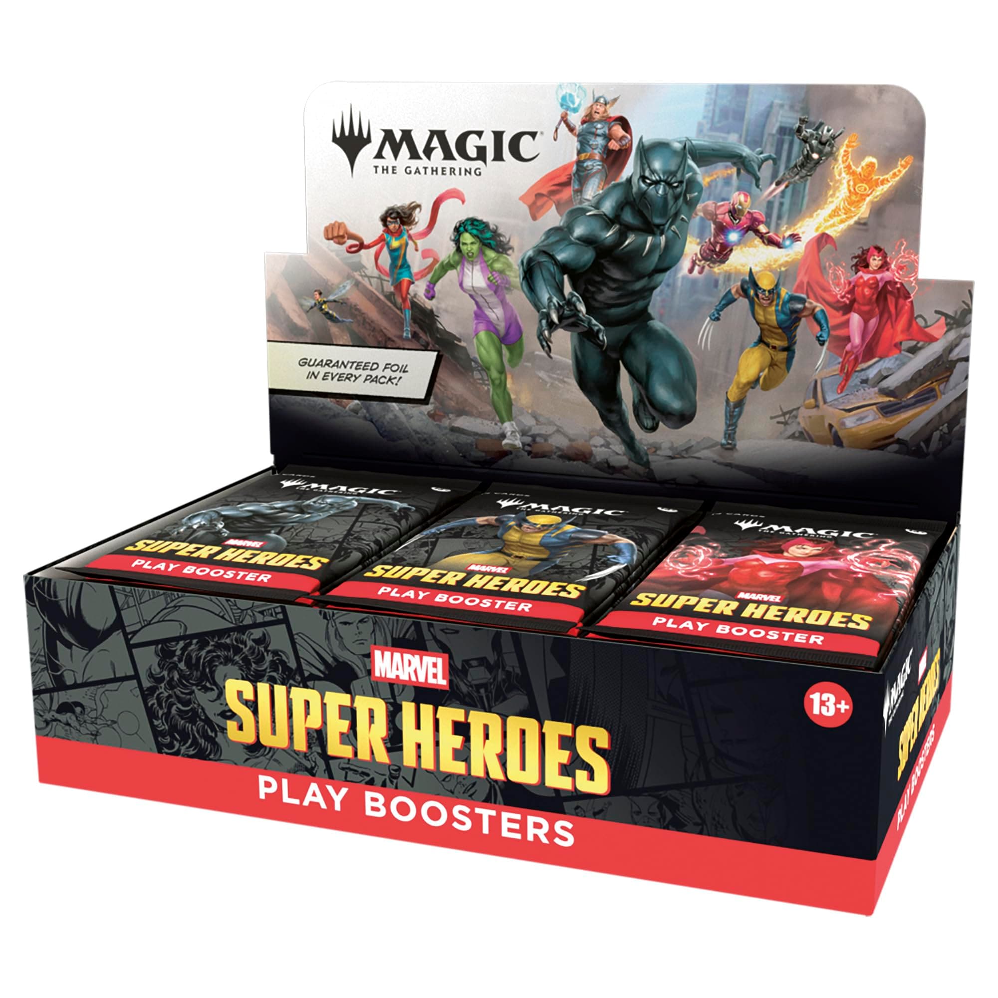 Caja de Sobres de Juego de Magic: The Gathering | Marvel Super Heroes